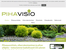 Tablet Screenshot of pihavisio.fi